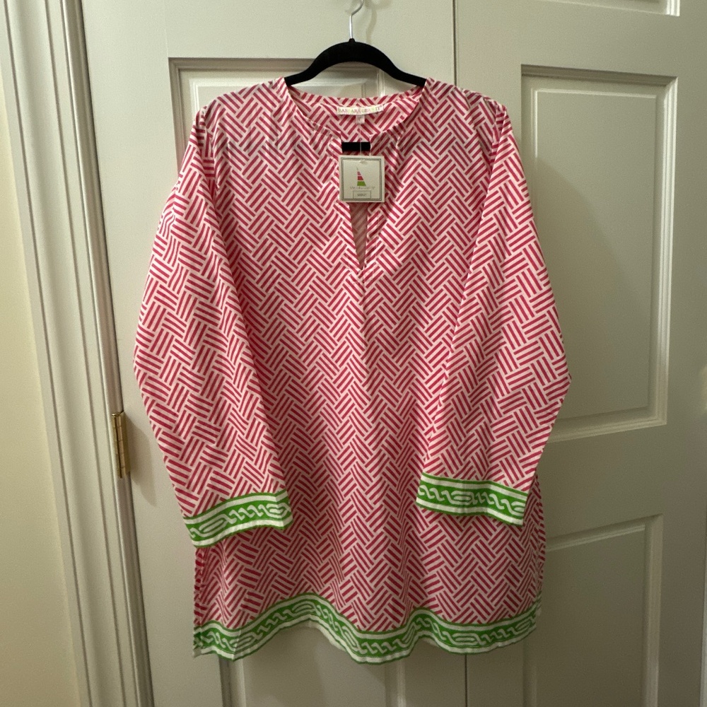 Barbara Gerwit pink/green tunic L